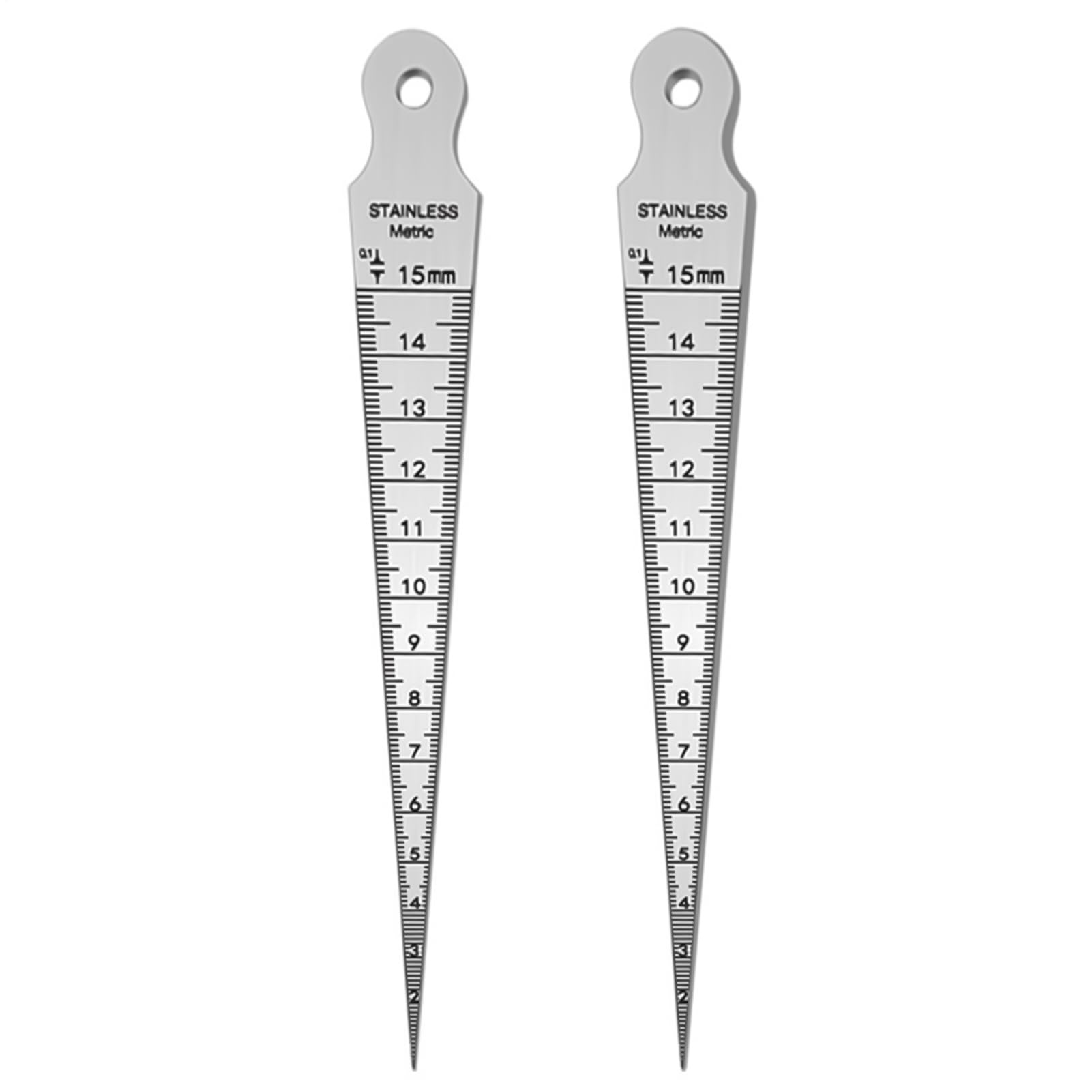 Calibro per fori in acciaio inossidabile con scale, set di misura precisione