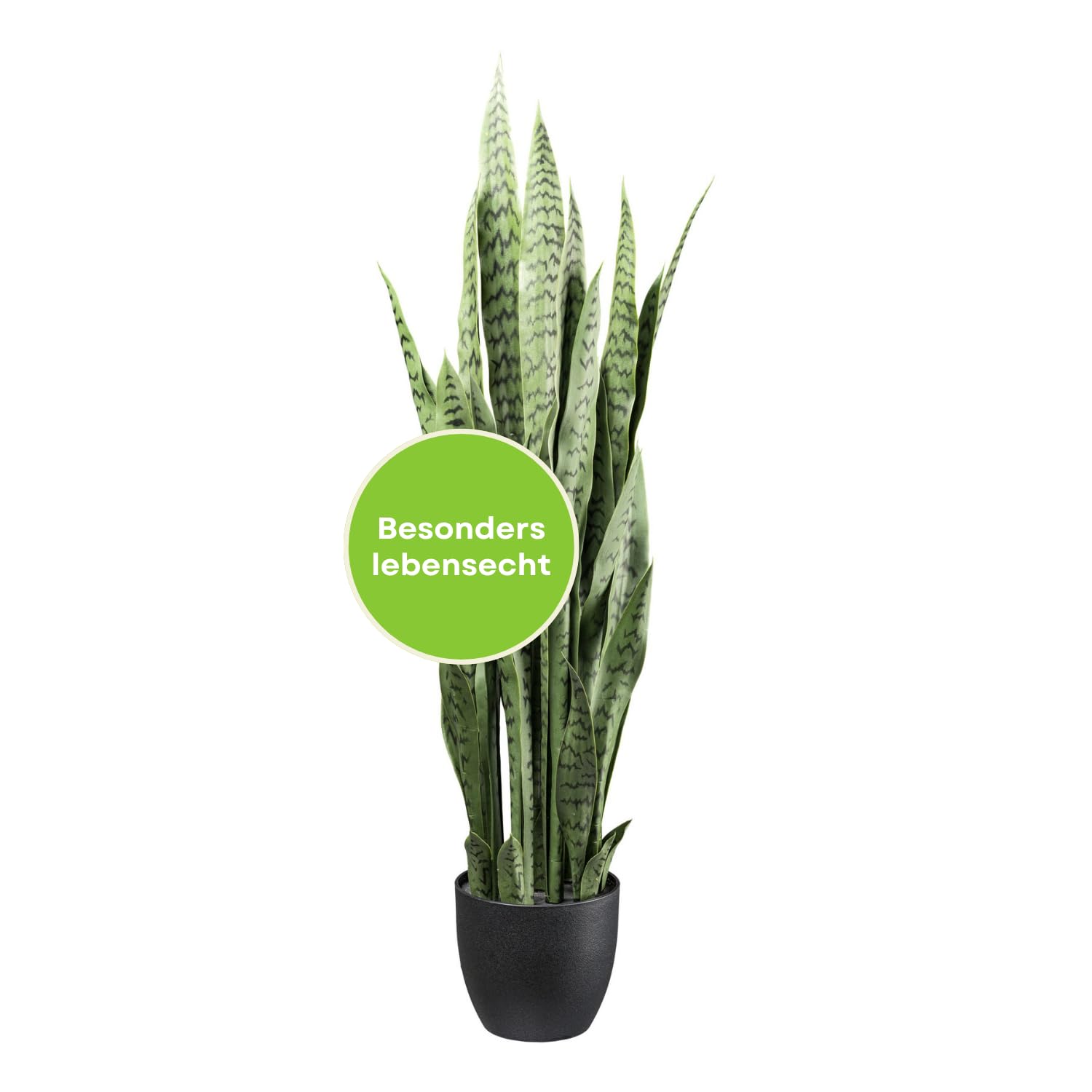 Amazon.de: CREATIV green knstliche Bogenhanf Pflanze 110cm I knstliche  grne Zimmerpflanze im Topf mit naturgetreuen Blttern I stilvolle  knstliche Grnpflanze wie echt mit Topf 19x17cm