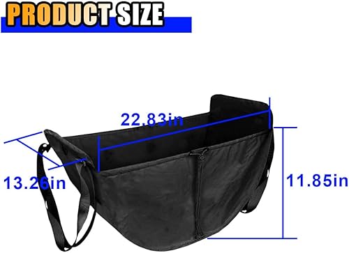 Miniatura 2 de Organizador de asiento de automóvil, organizador de asiento de pasajero de gran capacidad, bolsa de almacenamiento plegable para hamaca de