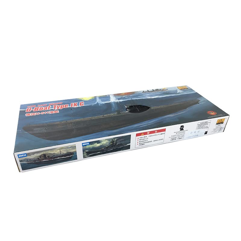 TOUCAN RC HOBBY Minihobby 80915 1/200 - Modellino sottomarino tedesco tipo Ix C con motore fai da te