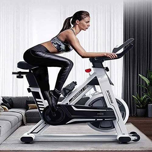 Image of Exercise Bike Indoor Cycling Bike Magnetic Upright Bike Stationary Bike LCD Monitor Belt Drive Infinite Resistance