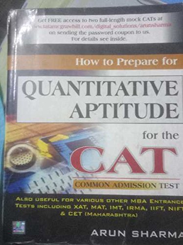 How to prepare for Quantitative Aptitude for the CAT BY ARUN SHARMA ...