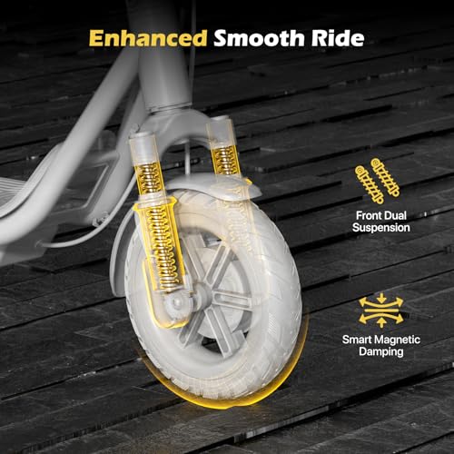 MEGAWHEELS Electric Scooter,Electric Scooter Adults with Fro...