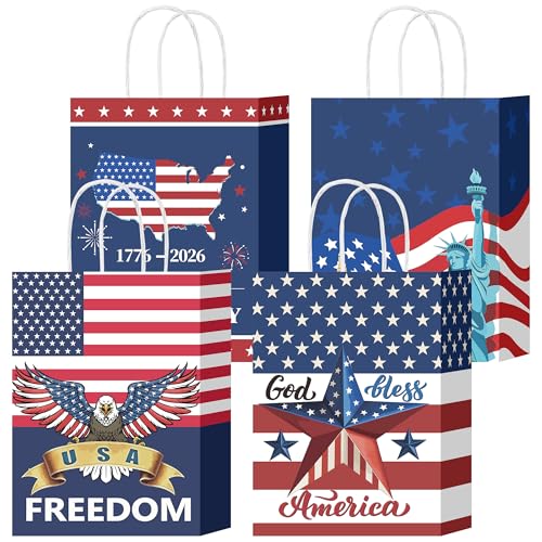 Bolsa de regalo para envolver el detalle del 4 de julio