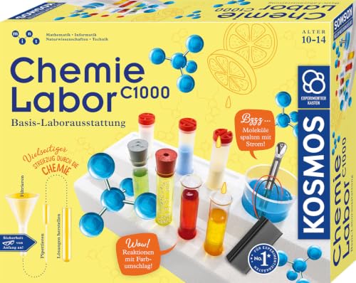 KOSMOS C1000 Chemielabor, Basis-Laborausstattung