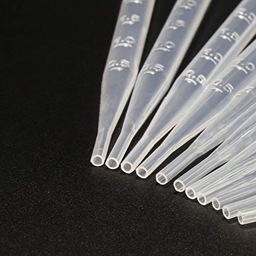 Ulab Scientific Transfer Pipette, Essential Oils Pipettes Vol. 7Ml, 3Ml Graduated, 0.5Ml Graduation 155Mm, Ldpe 500Pcs/Box, Utp1001 #TOP3