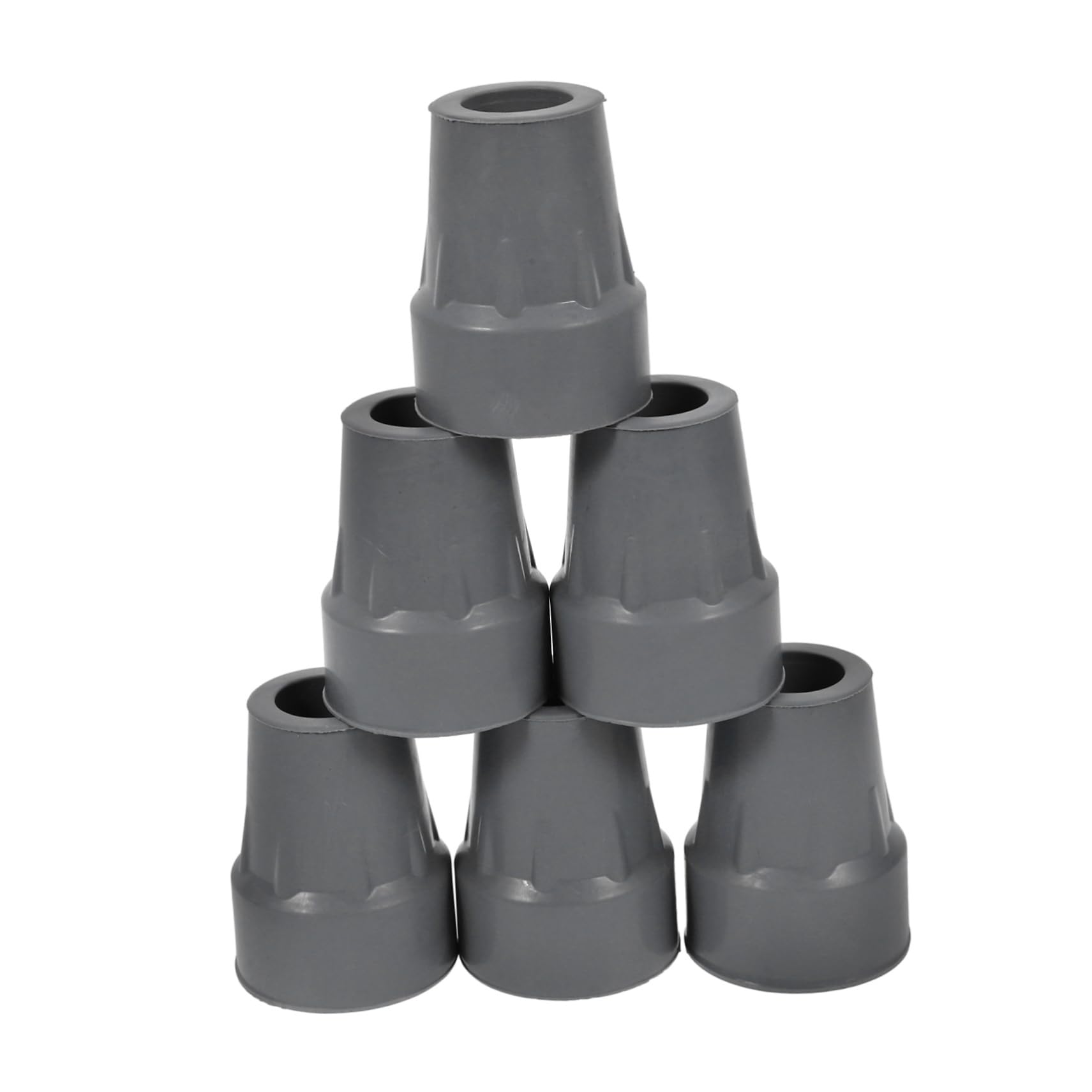 FOMIYES Piezas muletas puntas de caña tapones de silla casquillo de los pies de la muleta puntas de bastón para caminar pies de caña fondo de caña de goma tapas de pies de muleta caucho