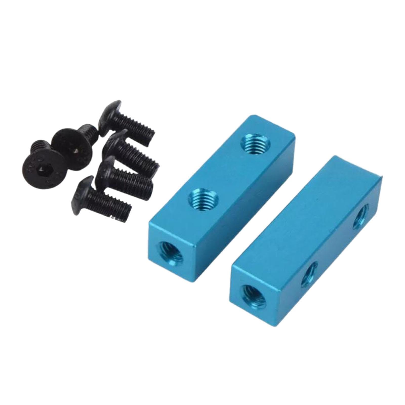Garende 2 Units RC Servo Mount for 1:10 CW01 Vehicles, Aluminum Alloy, Blue
