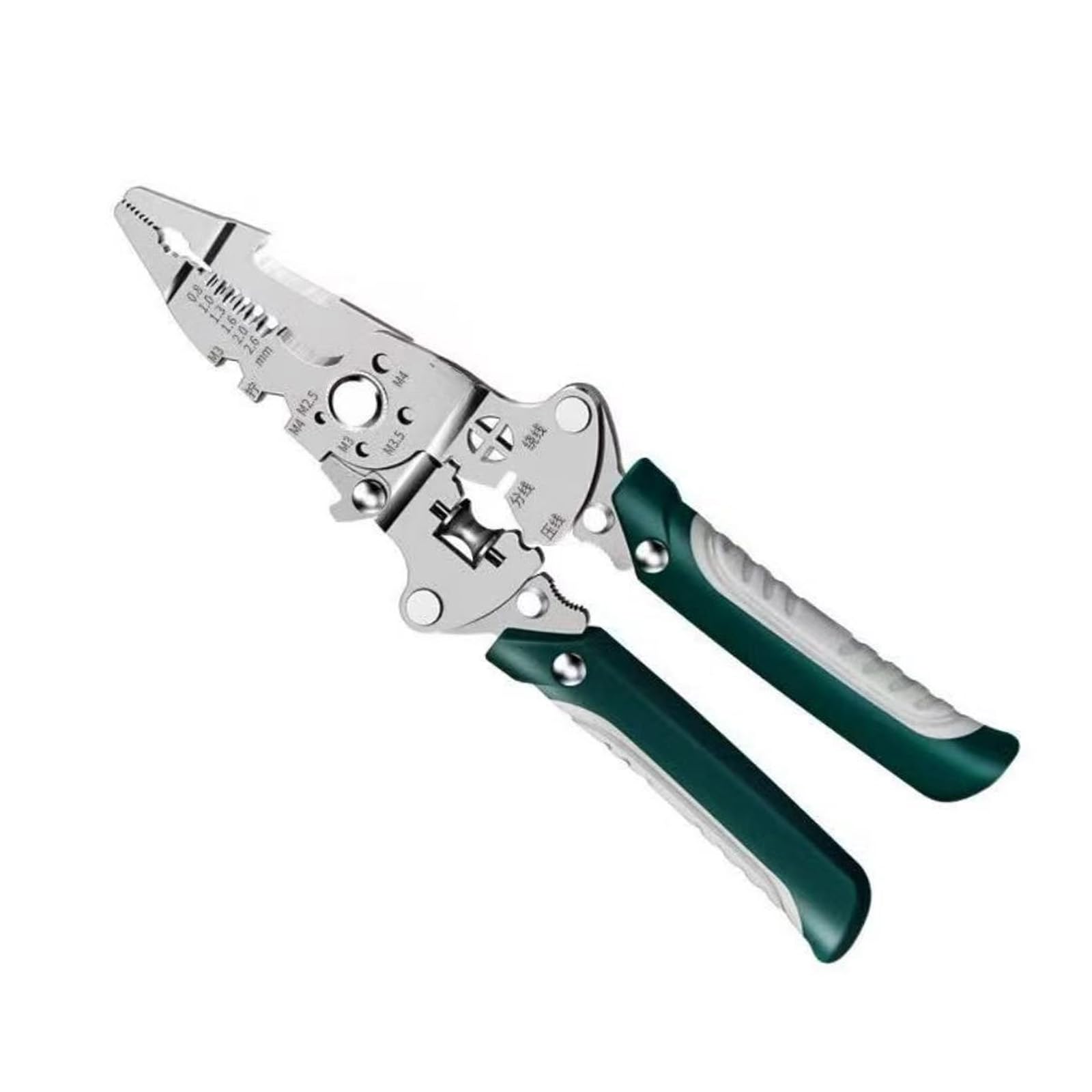 Foldable Wire Stripper Cutter Crimper Tool Design for Electrical Work and Home Repairs for Electricians Crimping Tool