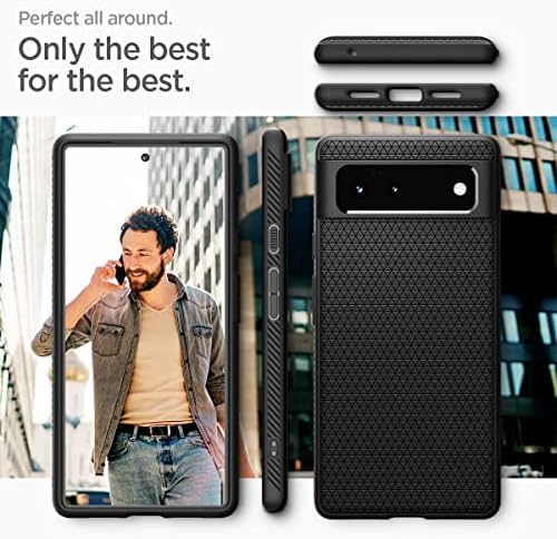 Spigen Liquid Air Case Compatible with Google Pixel 6 - Matte Black