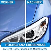 PRINOX Profi Autopolitur 500ml inkl. Polierschwamm für alle Lacke - Schwarz, Weiß, Buntlacke, Metalliclacke I Auto Politur mit Nanoversiegelung zum Kratzer entfernen - Made in DE (Packung mit 2) – Ansicht 4