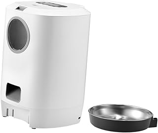 iplusmile 1 Conjunto De Alimentador De Voz Alimentador De Cachorro Recipiente De Comida De Gato Alimentador Automático De Cachorro Alimentador Eletrônico De Gato Dispensador Automático