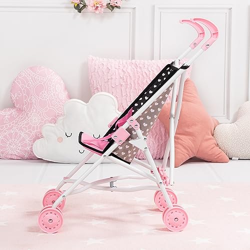 Cochecito de caña plegable para paseos infantiles con ruedas dobles Bayer 4