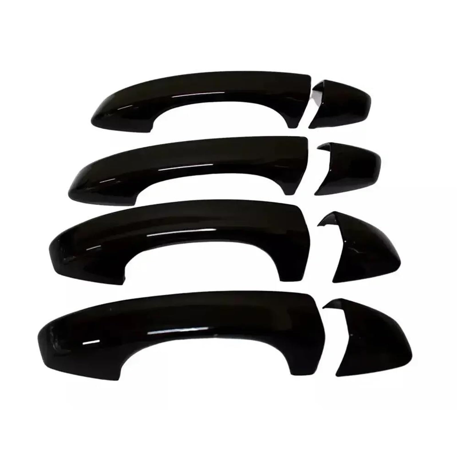 YUEYZHK Car Smart Door Handle Cover Sticker Moulding Trim Exterior Protective Decor for Skoda for Octavia A7 2014 2015-2019(Type C)