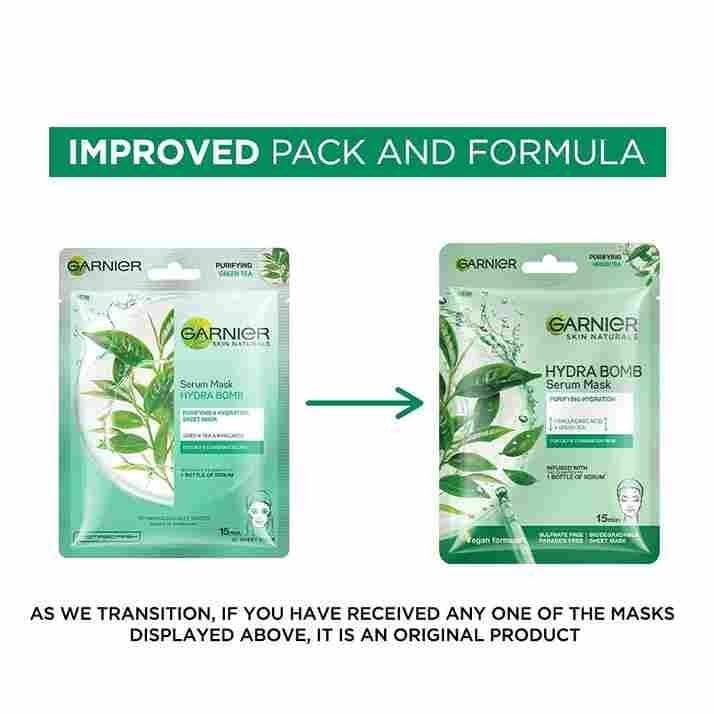 Buy Garnier Gernier Skin Naturals Hydra Bomb Serum Sheet Mask