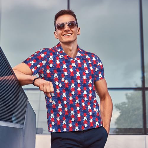 Camisetas polo para hombre, divertidas, transpirables y secado rápido para golf miniatura 3