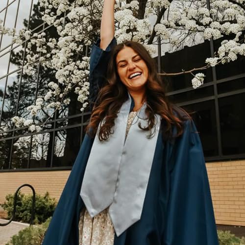 Image of GraduationMall 24 Pieces 72 Inch Plain Graduation Stole Bulk Sublimation Blank Honor Graduation Sash Unisex Adult