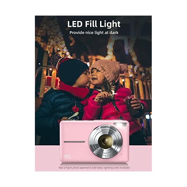 Digital-Camera-FHD-1080P-Digital-Point-and-Shoot-44MP-for-Vlogging-with-Anti-Shake-16X-Zoom-Compact-Small-for-Kids-Boys-Girls-Teens-Students-Seniors-Pink Digital-Camera-FHD-1080P-Digital-Point-and-Shoot-44MP-for-Vlogging-with-Anti-Shake-16X-Zoom-Compact-Small-for-Kids-Boys-Girls-Teens-Students-Seniors-Pink