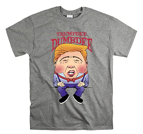 Trumpdee Dumbdee T-shirt officiel gris en taille XL pour adulte