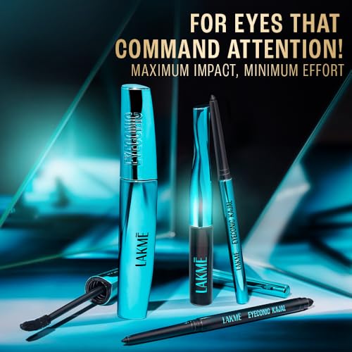 Image of LAKME 9to5 Eyeconic Waterproof Liquid Eyeliner, Medium Brown, 4.5 ml, for Precise Eye Definition, with Quick-Dry Formula, Smudgeproof and Waterproof