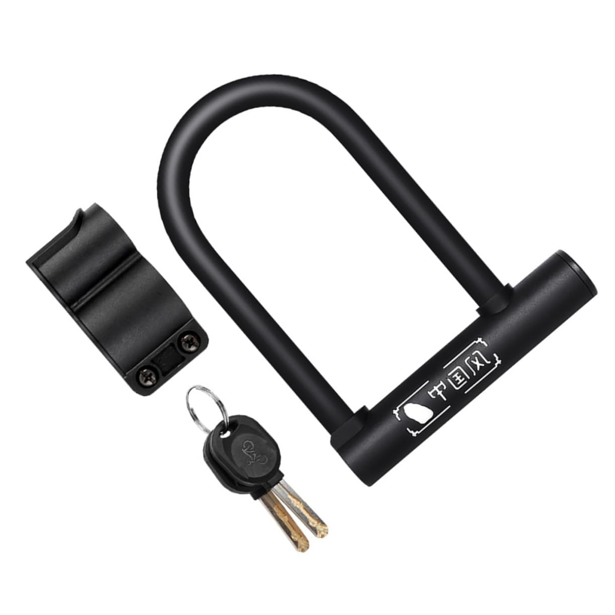 OSOLADY Theft U Lock for Mountain Road Bikes Cut Resistant Security Lock with Mounting Bracket Portable Design for Easy Access Durable Protection