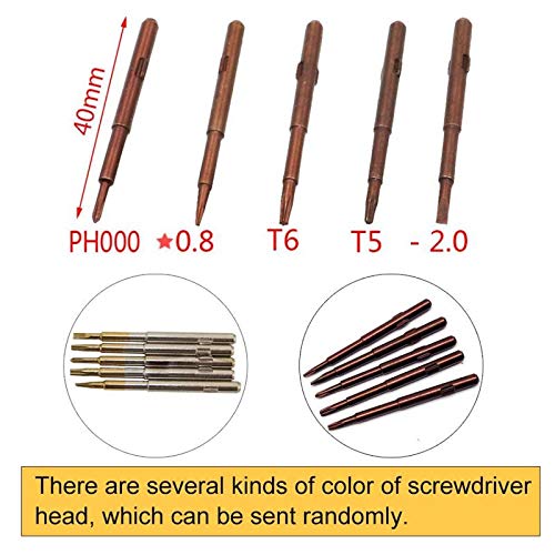 FEDUS 5 in 1 Screwdriver Set DIY Phone Repair Tools Kit Multicolor 3