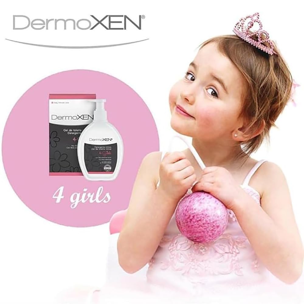 4 GIRLS Intimate Pediatric Cleanser for Children 2-13 Years. Gentle Intimate Soap against Itching and Redness. Without Sles, Parabens, Allergens. 200 ml