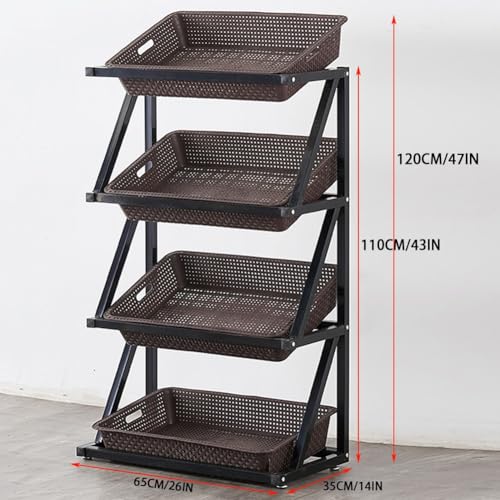 Présentoir à snacks et étagère de rangement pour supermarché