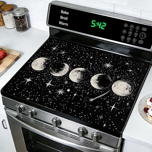 Image of Stove Burner Covers Non-Slip Electric Cooktop Protector Mat (G253992)