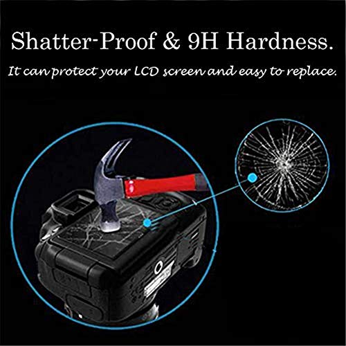 Pctc D3200 Tempered Glass Screen Protector For Nikon D3500 D3400 D3100 D3200 D3300 Dslr Camera Cover, 2* Hot Shoe Cap Cover (Ladybug & Bee) #TOP1