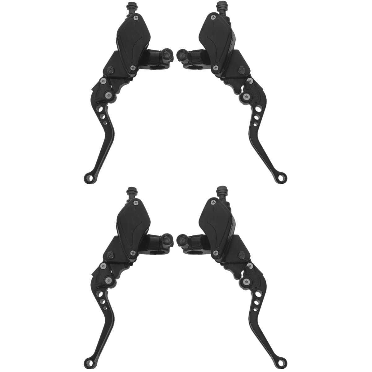Réservoir de liquide embrayage CNC réglable en aluminium pour moto (2 paires)