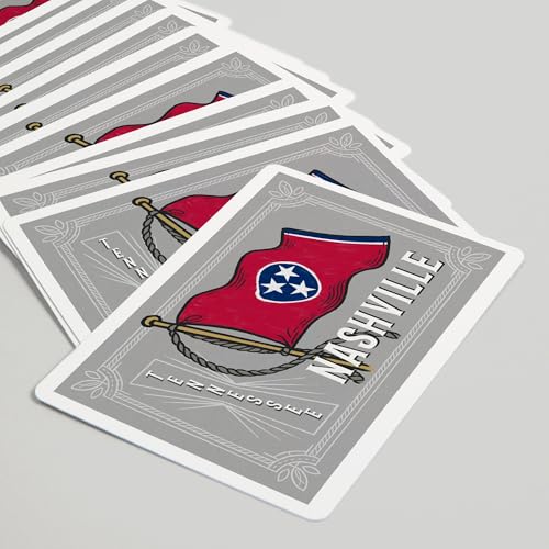 Baraja de cartas Póker Nashville Tennessee tamaño póker 52 cartas miniatura 5