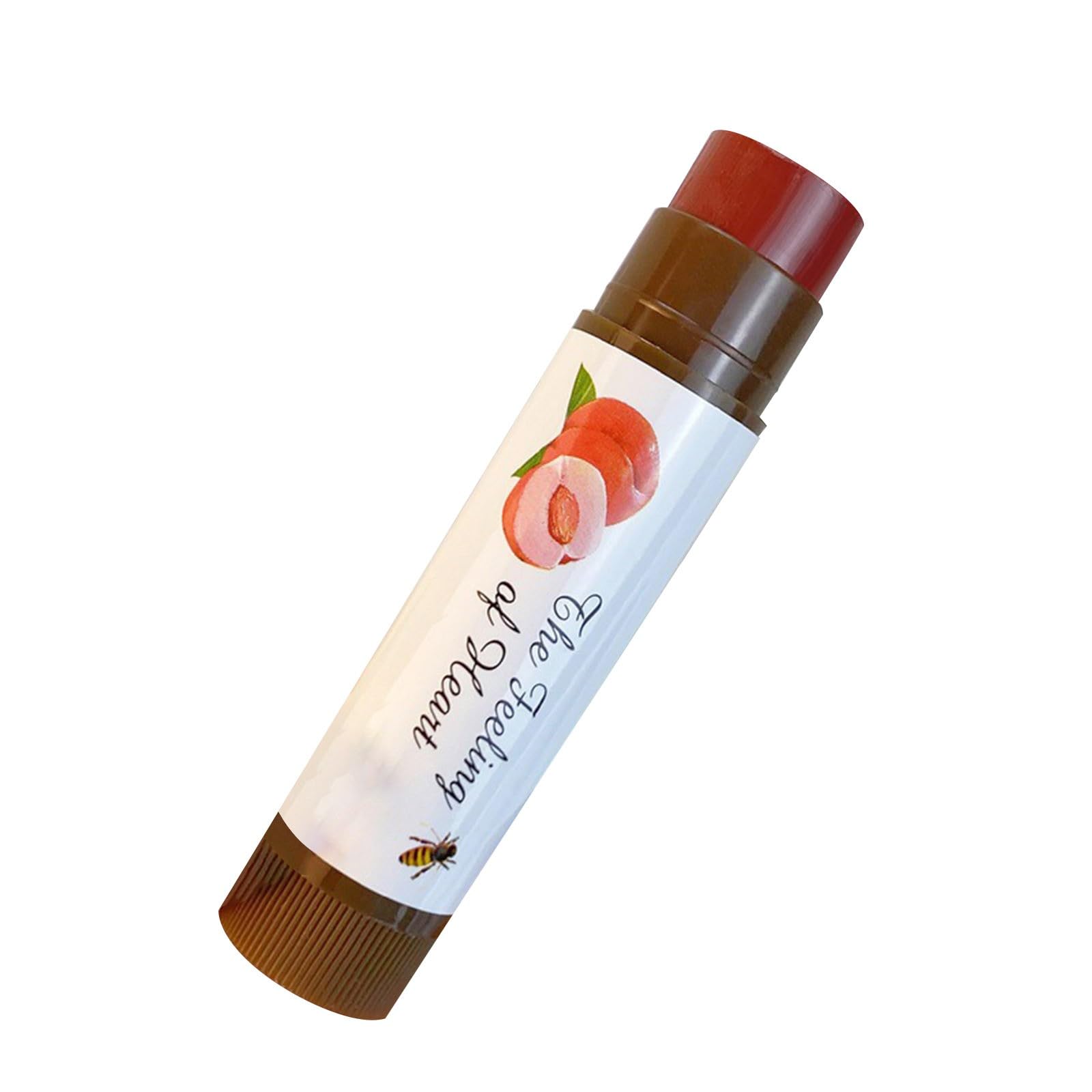 VESNIBA Fruit Flavored Lip Balm With Moisturizing Nourishing And Fading Lip Lines Properties. It Also Provides Hydration And Colorless Lip Balm With Subtle Lip Tints. Case Make up (C, One Size)