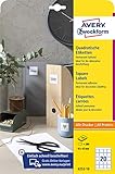 Etiquetas en blanco fáciles de diseñar e imprimir con plantillas en línea gratuitas de Avery Zweckform – Encontrarás el enlace para ello en el paquete del producto o en el sitio web Avery Zweckform Zweckform