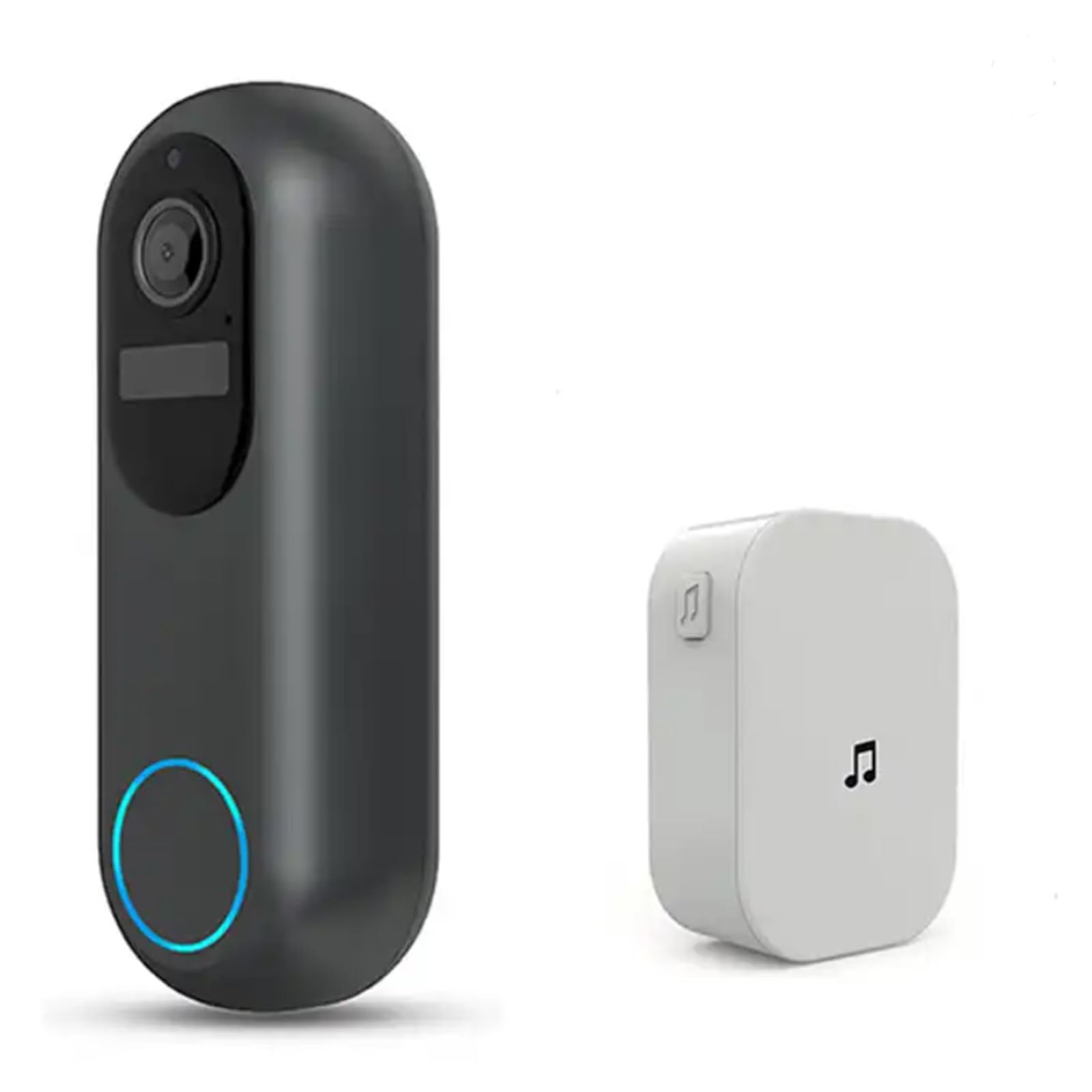 Videocitofono wireless 1080p Campanello video HD Smart Voice Phone WIFI Citofono remoto impermeabile 2.4G / 5G