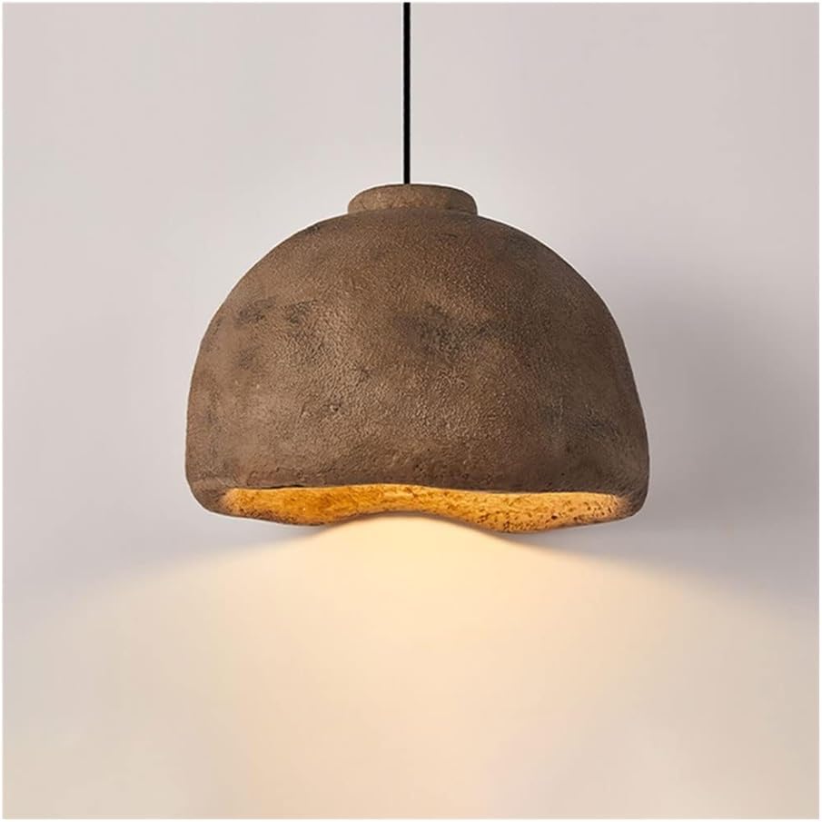 Simple Inn Lighting Creative Cement Light Decoration for Bedroom Nordic Ceiling Pendant Lamp Ideal for Bar Study Japanese Wabi-Sabi Chandelier Dining Room Bedside