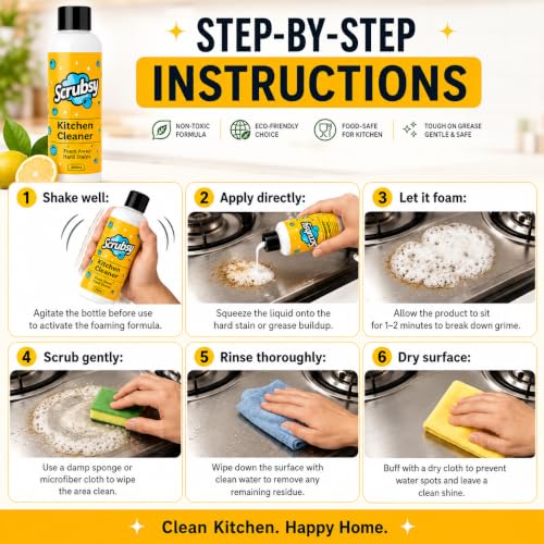 Generic Kitchen Cleaning Spray - All Purpose Grease Cleaner - Image 4