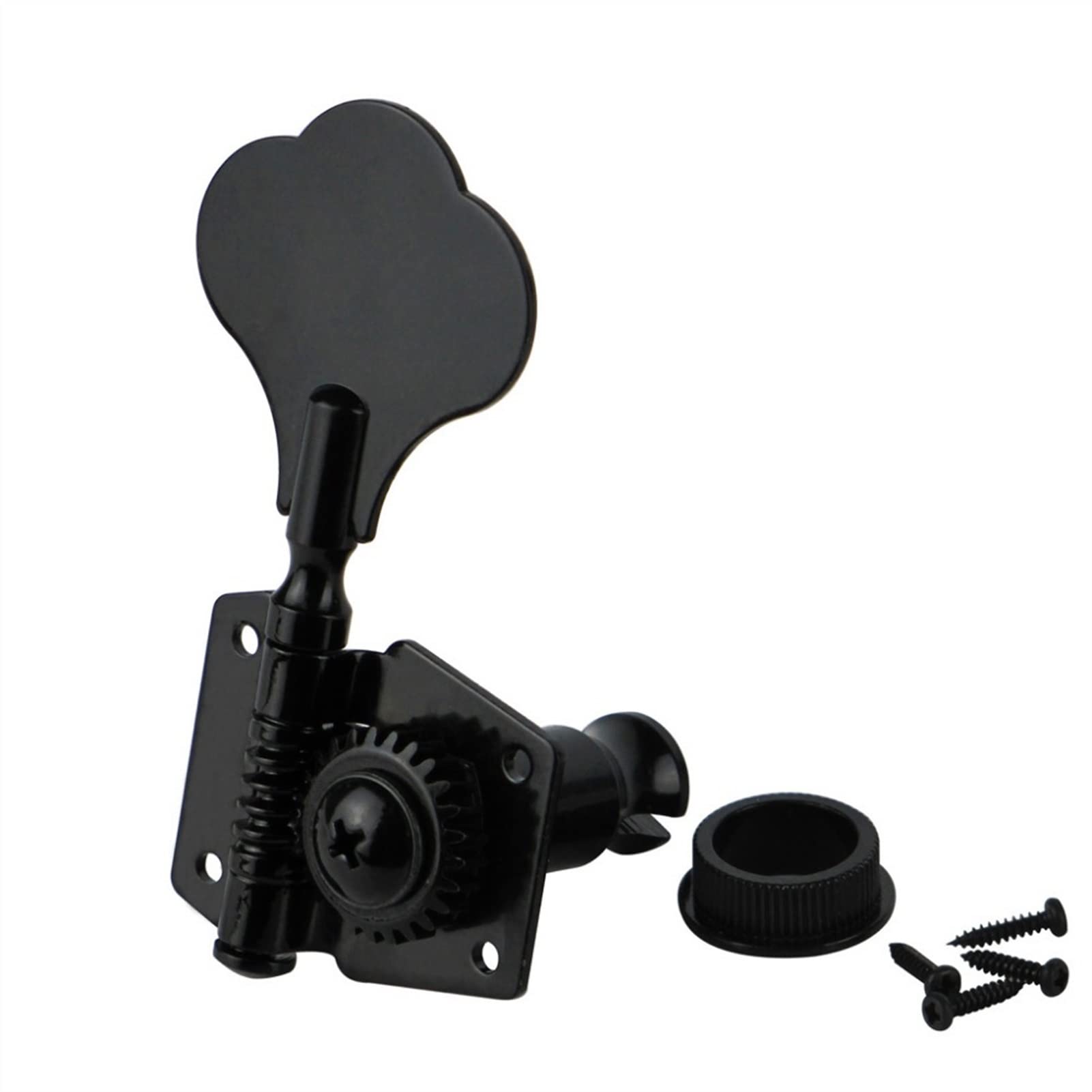 Mécanique Guitare Clés 4pcs Open Bass Machine Heads Tuners 4R Cordes Tuning Keys Pegs Black Electric Bass Parts