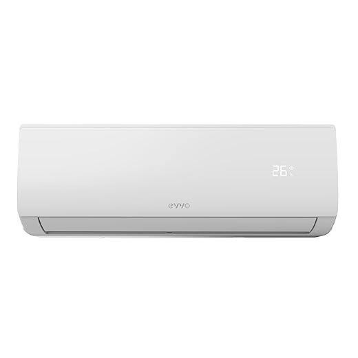 Aire acondicionado EVVO CLIMA refrigeración y calefacción, inverter, bomba de calor, clase A++/A+, deshumidificador, R32 (9.000 BTU)