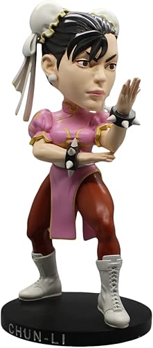 Miniatura 7 de Icon Heroes Street Fighter Chun-Li (Rosa) Polystone Bobblehead
