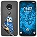 Produktbild PhoneNatic Case kompatibel mit Motorola Moto G7 Silikon-Hülle Vektor Tiere Eule M1