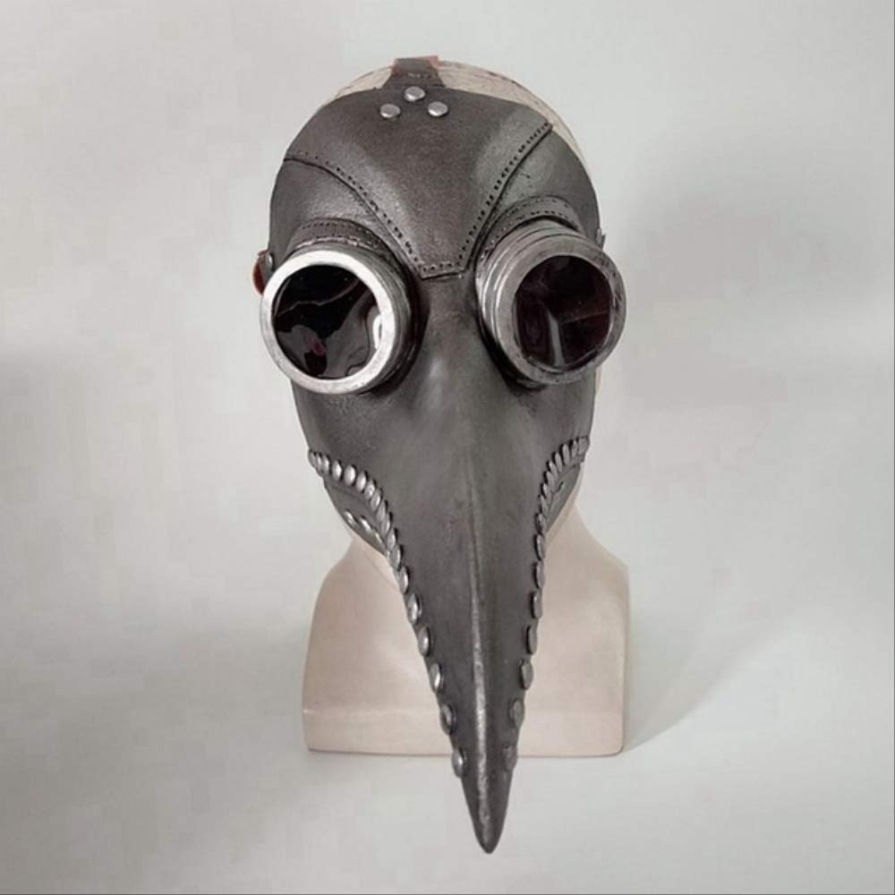 BAJIE Maska na Halloween Halloween ptak maska mężczyźni kobiety anime cosplay kreatywne święta uroczystość zabawne akcesoria maski emulsyjne jeden rozmiar