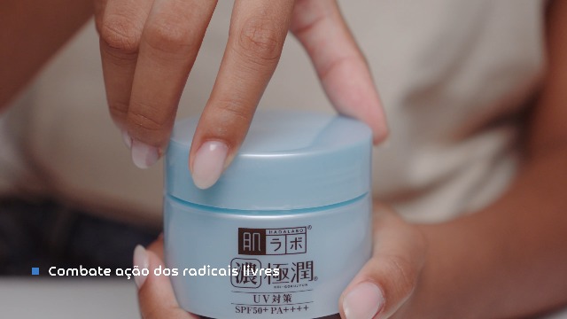 Hada Labo® Gokujyun White Gel - Hidratante para rosto com proteção