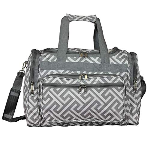 Image of World Traveler Duffel Bag, Greek Key H Gre, One Size