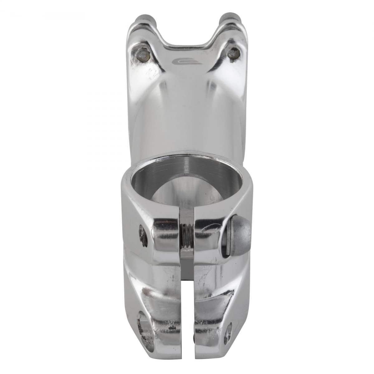 Pure Cycles 25.4 Stem 90mm 7 Degree Light Weight Bike Handlebar Stem Suitable for Urban, Mountain, Road, BMX, MTB Bikes, Silver