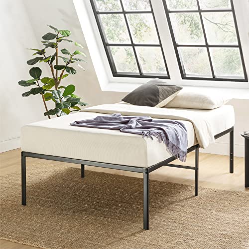 Image of Best Price Mattress Twin 18 Inch Black Metal Platform Bed Frame