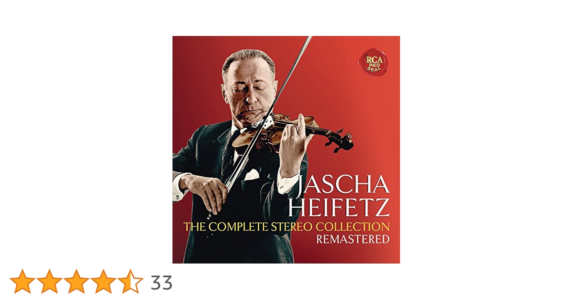 欠けあり　Heifetz, Jascha The Complete Album 欠けあり Heifetz, Jascha The Complete Album Jascha Heifetz