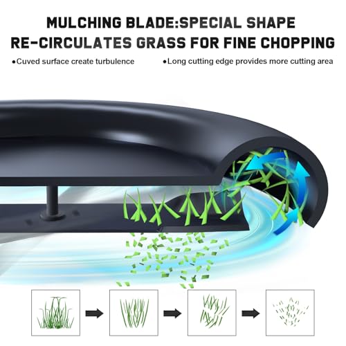 Image of Grasscool 50 inch Deck Toro Timecutter Mower Blades Replacement 115-5059-03 | Fits SS5000 Z5000 MX5050 MX5000 MX5060 MX5075 Zero Turn Lawn Tractor Riding Parts,High Lift Bagger Sharp Cuts Side Discharge