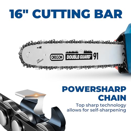 DongCheng 40V 16-Inch Brushless Chainsaw