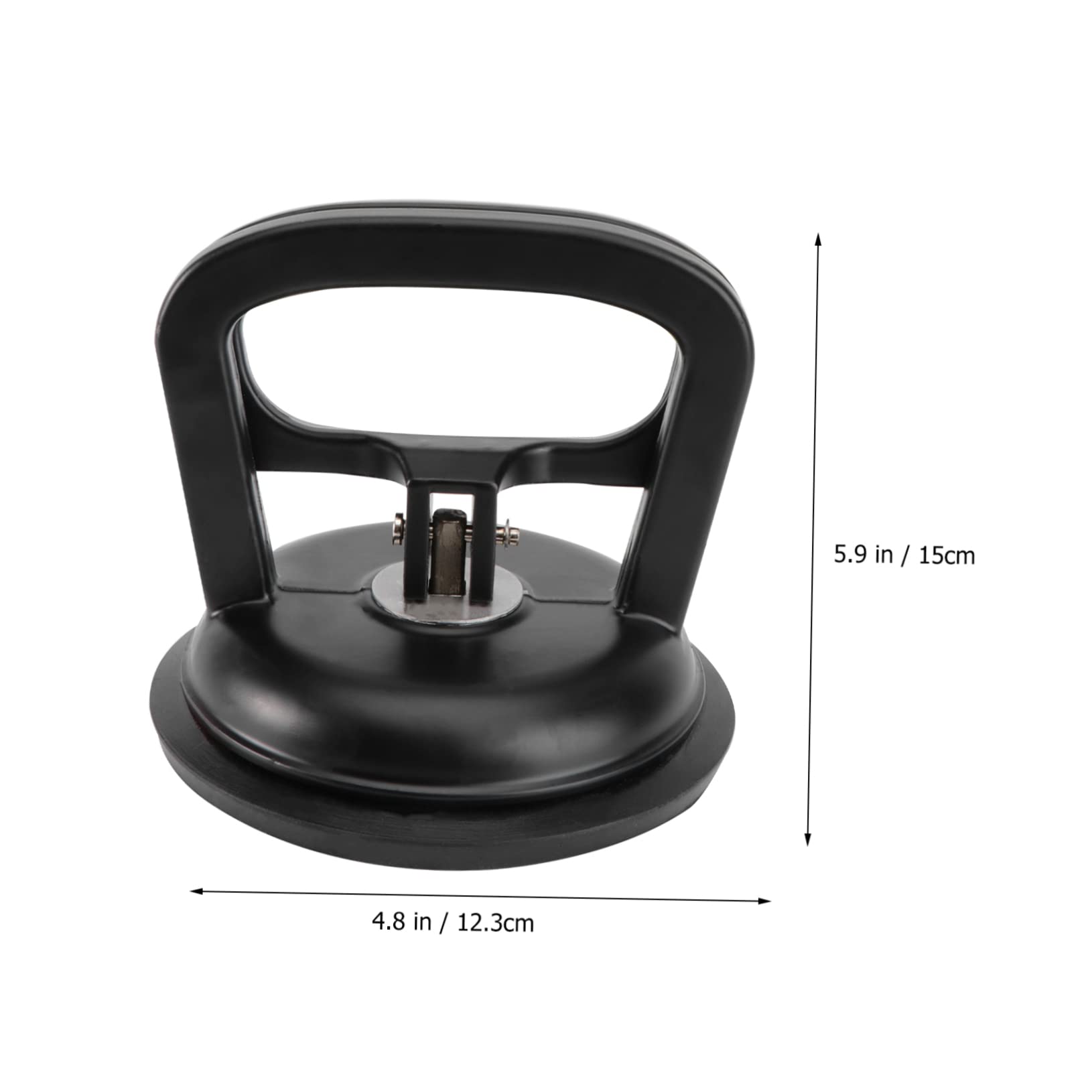 FUNOMOCYA 1pc Glass Suction Cup Heavy Duty Suction Cup Single Suction Cup Aluminum Suction Cups Heavy Duty Window Regulator Carrying Tool Glass Mover Glass Lifter Tile Lifter Rubber Black